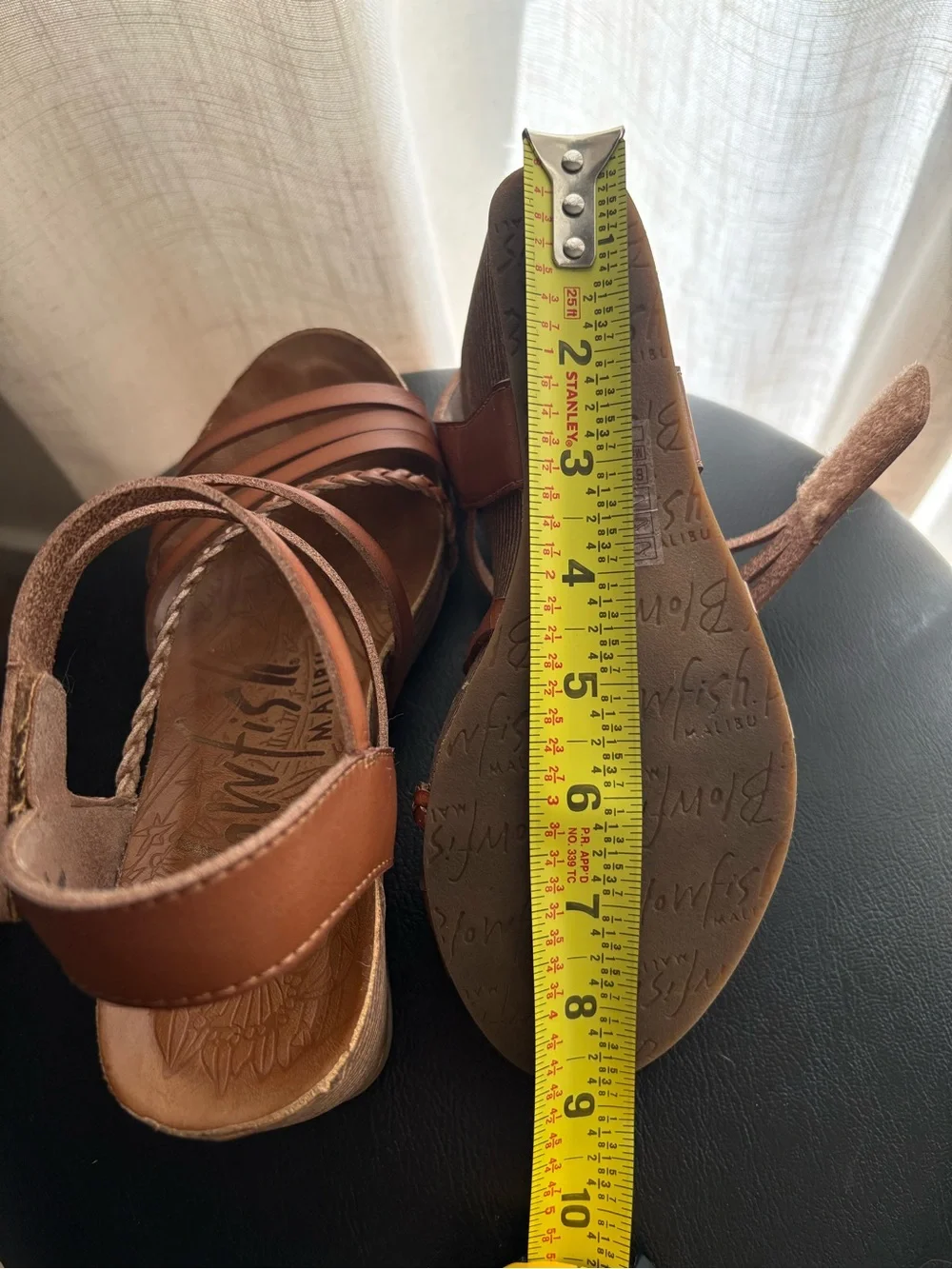 Blowfish Malibu Heidi Wood Platform MultiStrap Wedge Sandals | Women’s Size 6